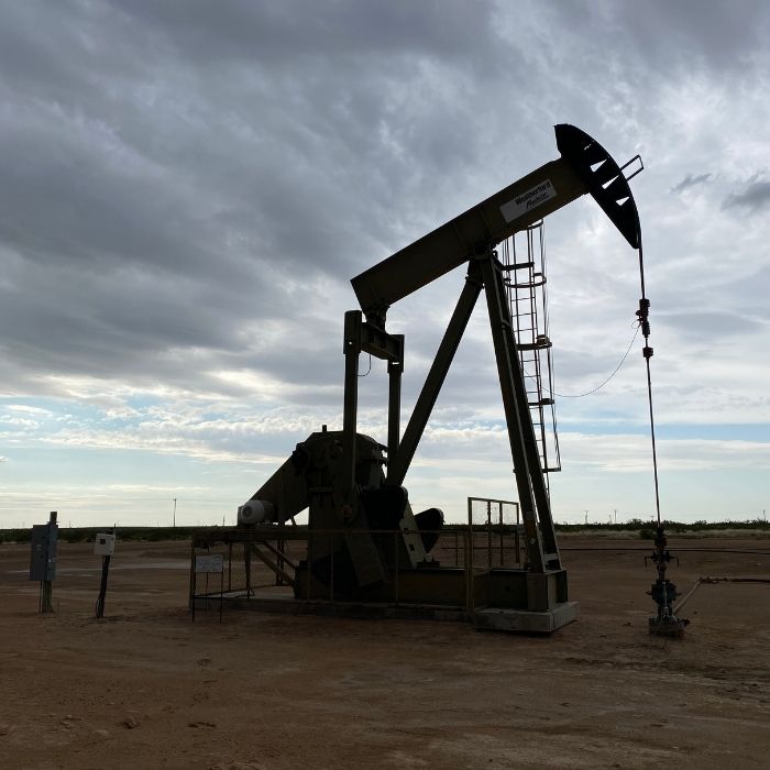 oil well in permian basin near big spring texas